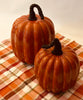 Calabaza esmaltada amarilla