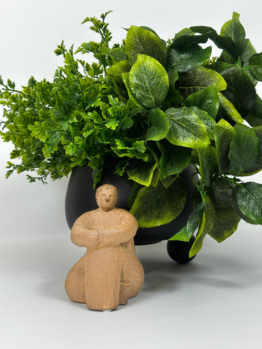 Dama sentada terracota