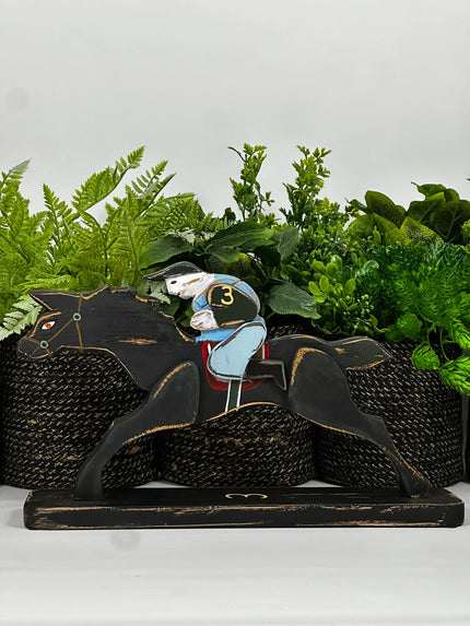 Juego de 4 caballos de carreras
