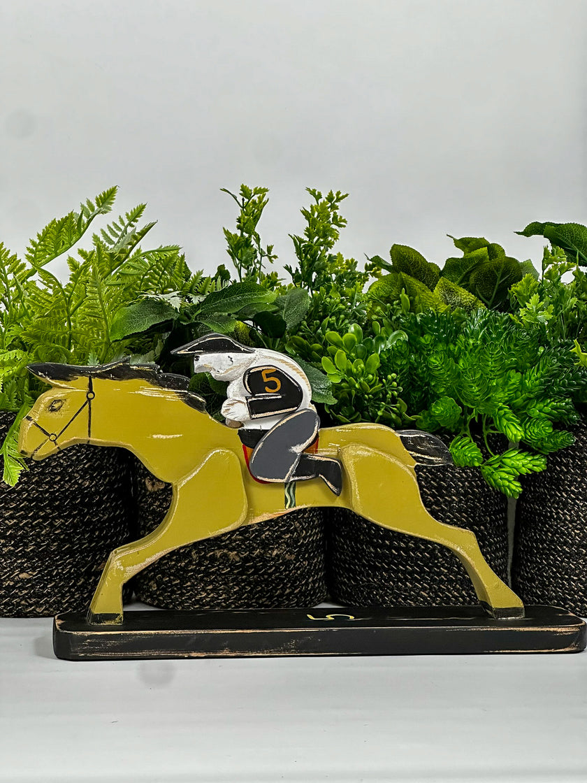 Juego de 4 caballos de carreras