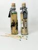 Botella con cerillos 72 piezas
