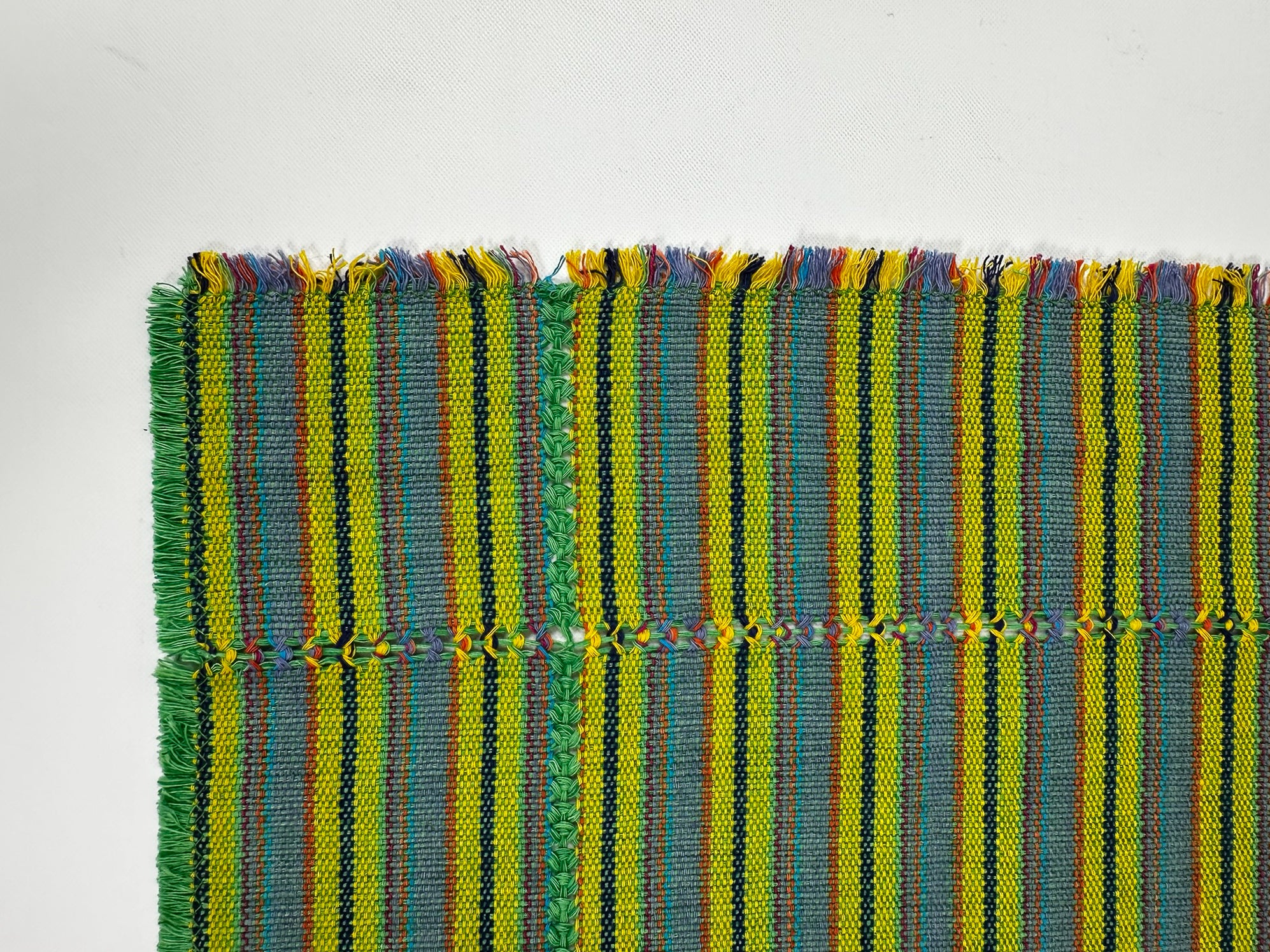 Juego de 4 manteles individuales peine verde