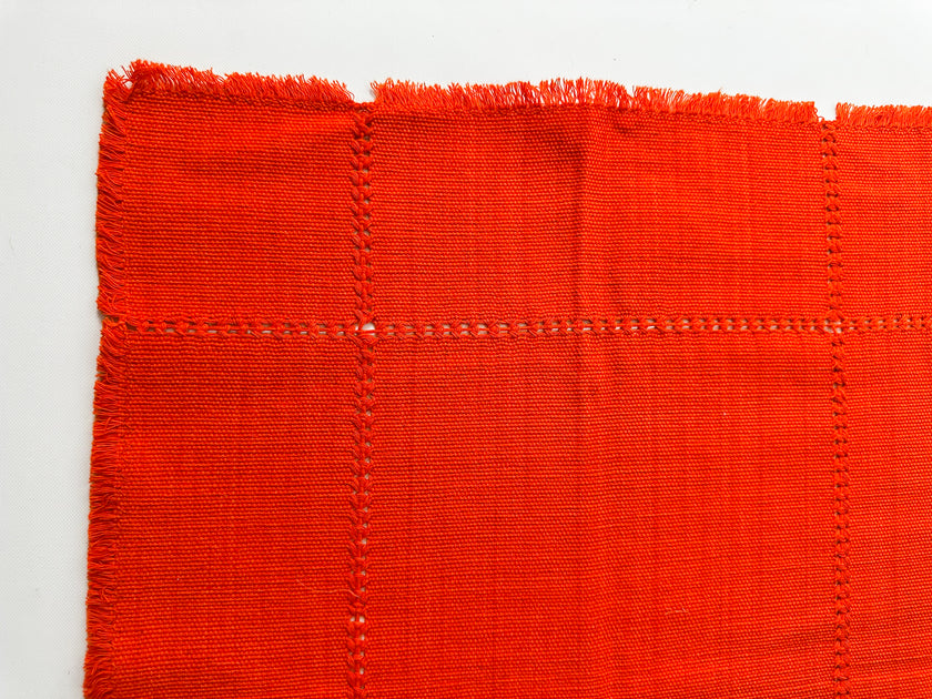 Juego de 4 individuales naranja